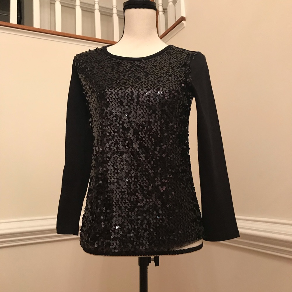NWOT J.Crew sequined tee